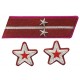 БАТАЛЬОННЫЙ КОМИССАР, ВОЕНВРАЧ 2-го ранга, ВОЕНВЕТВРАЧ 2-го ранга, ВОЕННЫЙ ЮРИСТ 2-го РАНГА войск НКВД, петлицы и нарукавные знаки обр.1935/36 г..